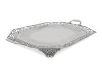 An Irish Silver Serving Tray