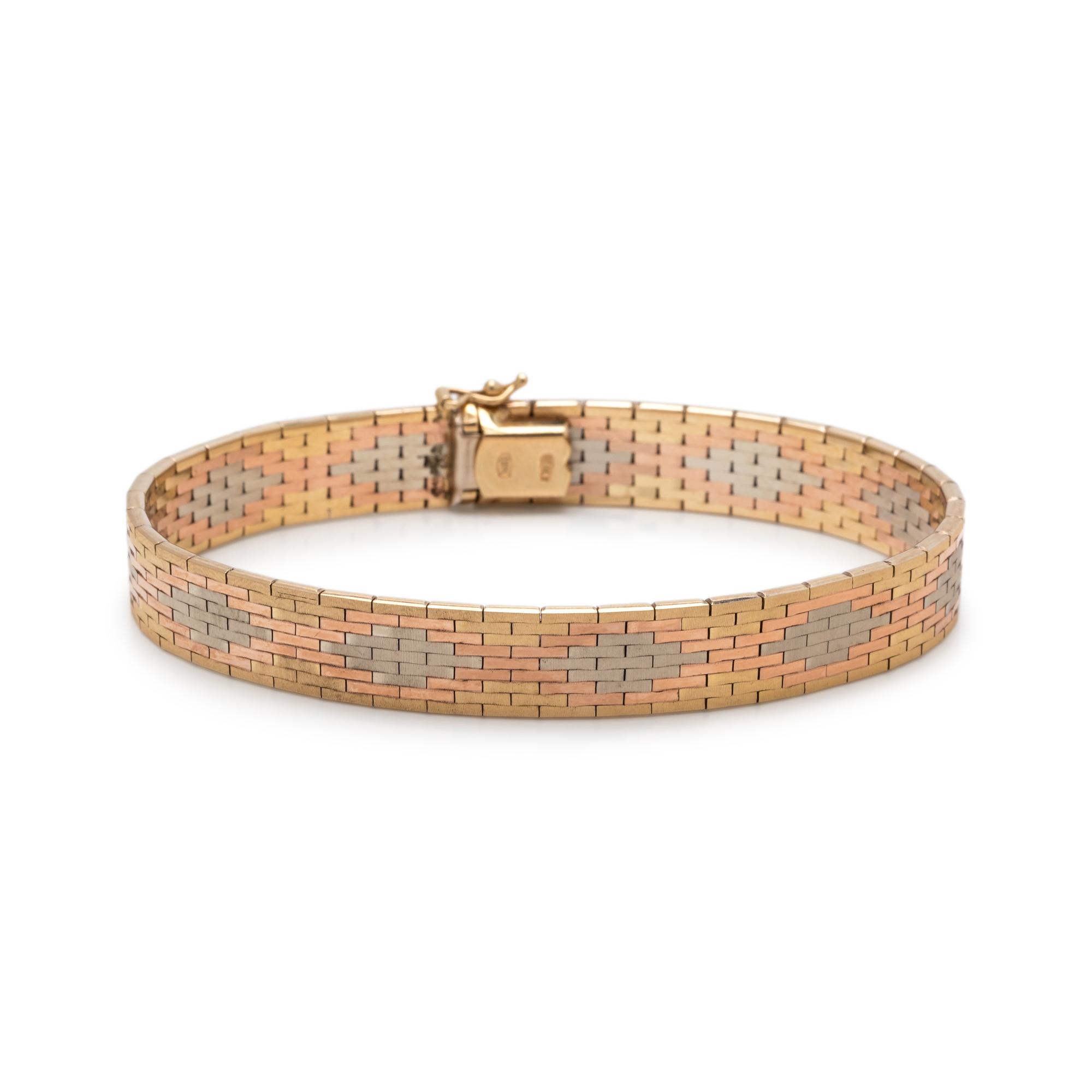 TRICOLOR GOLD BRACELET