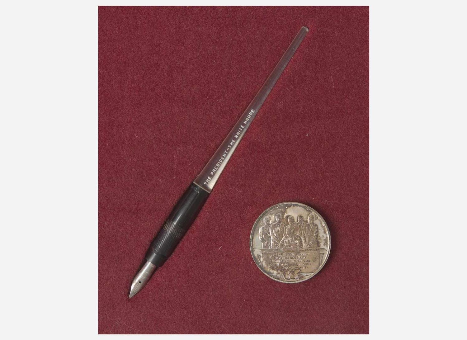 [Presidential] [Kennedy, John F.]: Nuclear Test-Ban Treaty Signing Pen