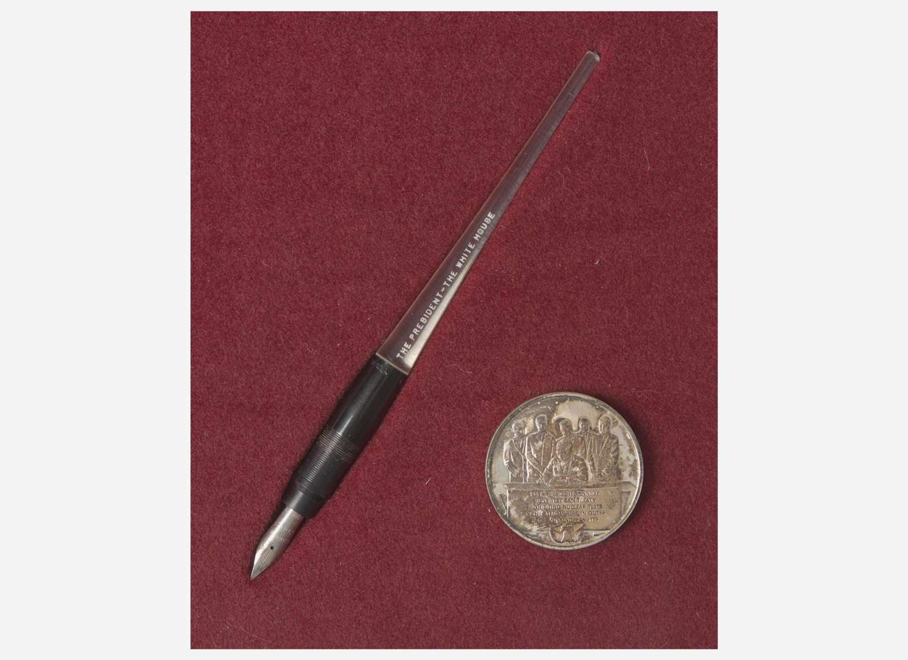 [Presidential] [Kennedy, John F.]: Nuclear Test-Ban Treaty Signing Pen