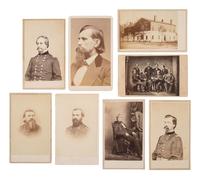 [LINCOLN, Abraham (1809-1865)]. An archive related to the trial of the Lincoln conspirators incl. CDVs of military commissioners and Surratt attorney, Reverdy JOHNSON.