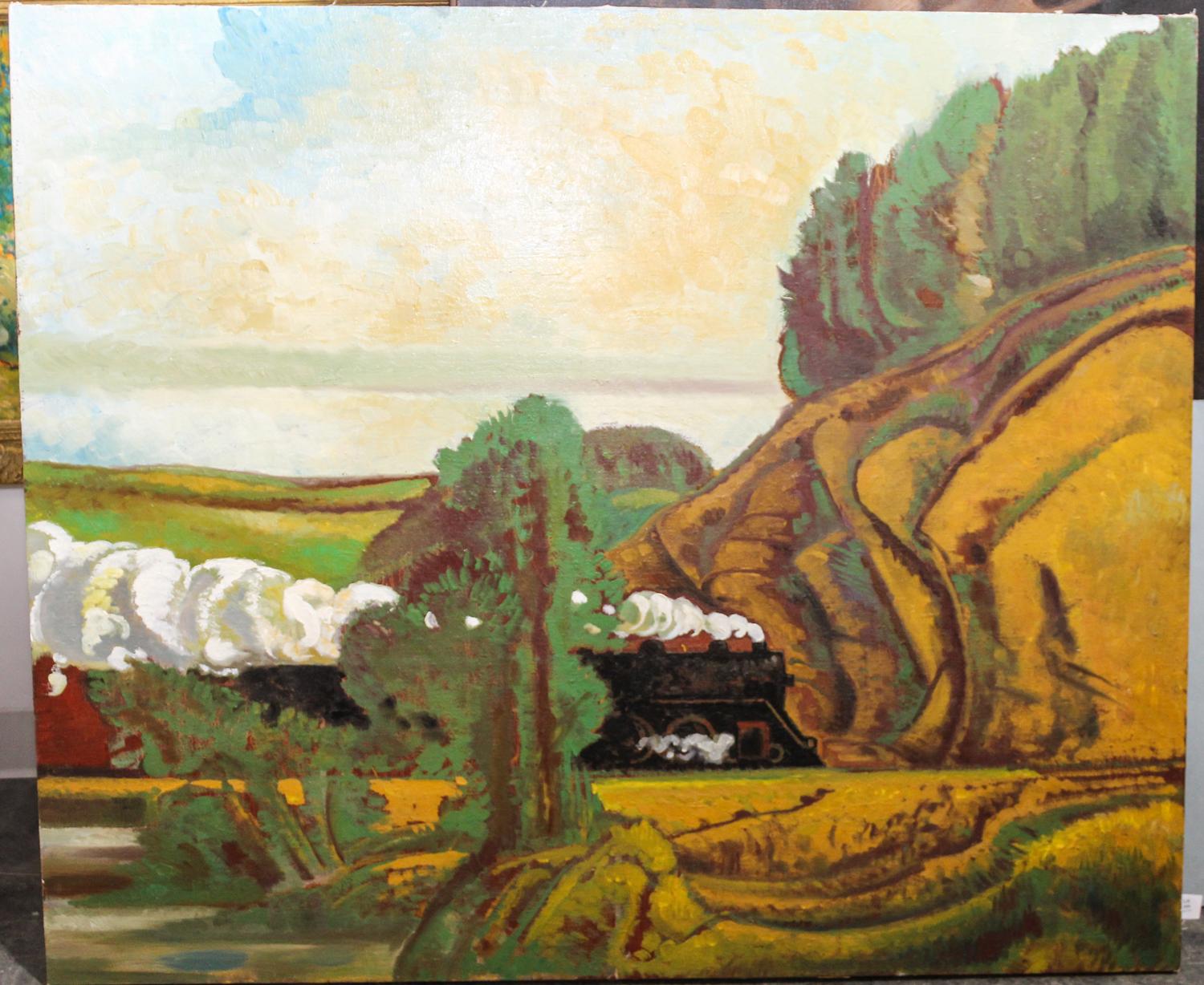 George Thomas Stanton, (American, 1918-1998), Country Express, 1991