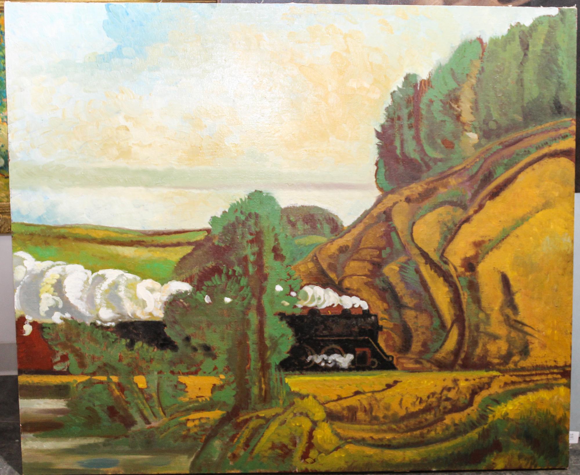 George Thomas Stanton, (American, 1918-1998), Country Express, 1991
