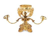 A Gilt Silver-Plate Épergne Base
