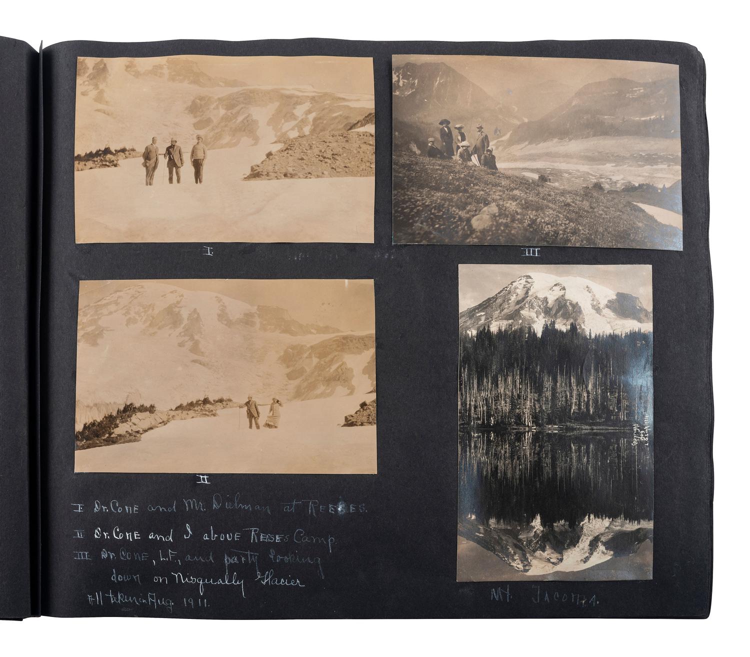 FOREMAN, Leotta (1895-1984). Album featuring original photographs of early Washington state.