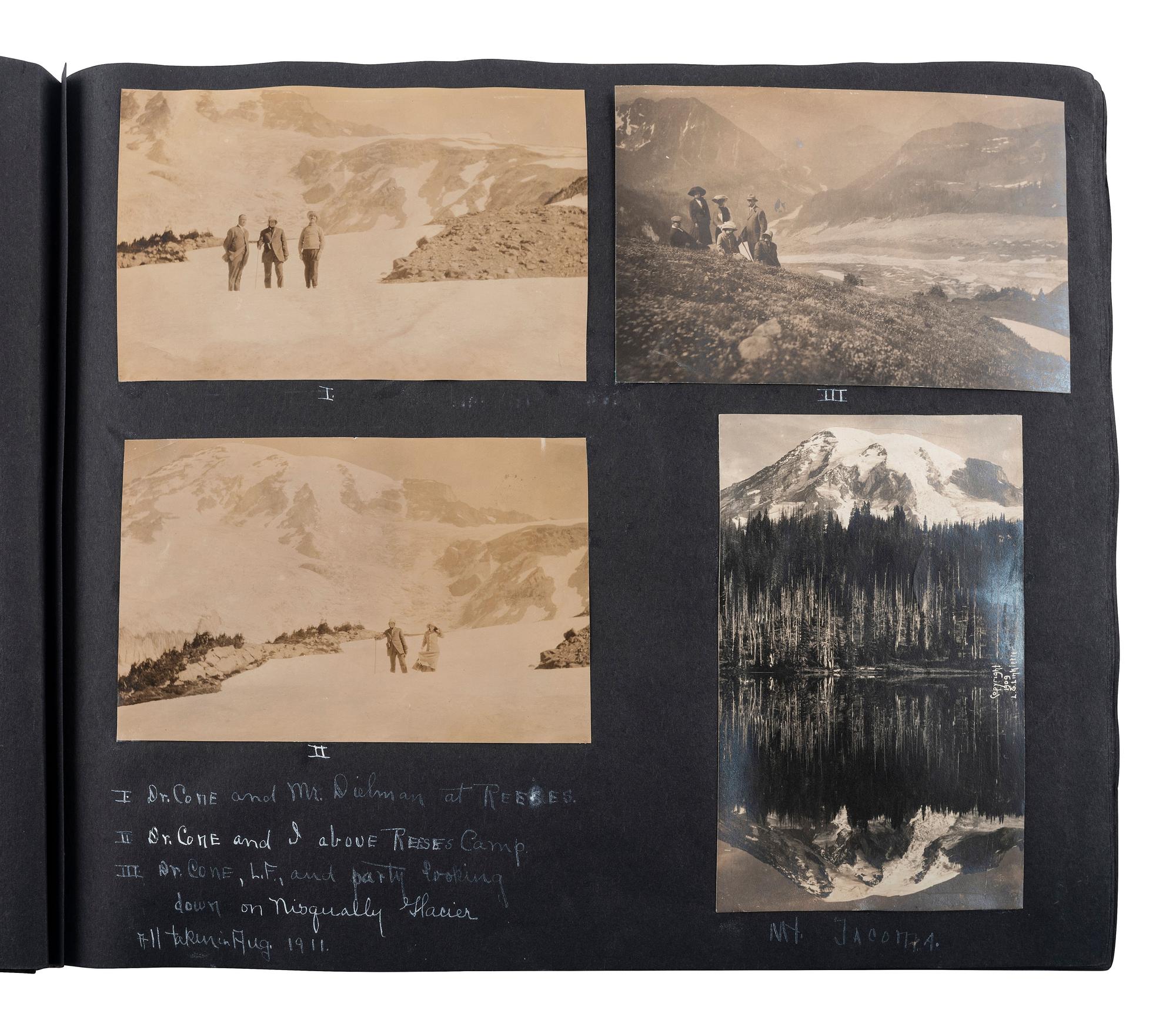 FOREMAN, Leotta (1895-1984). Album featuring original photographs of early Washington state.