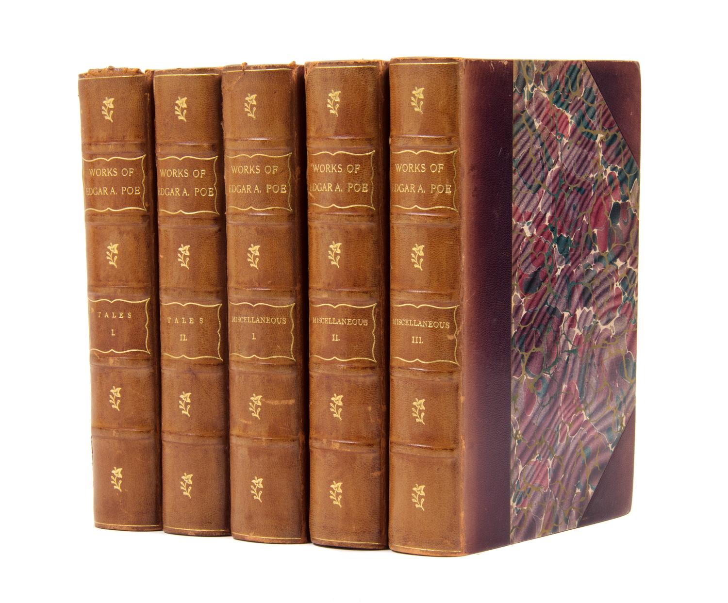 (COLLECTED WORKS) POE, EDGAR ALLEN. The Works. Boston, n.d. 10 vols. Edition de Luxe.