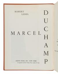 [DUCHAMP, Marcel (1887-1968)]. LEBEL, Robert. Marcel Duchamp. New York: Grove Press, 1959.