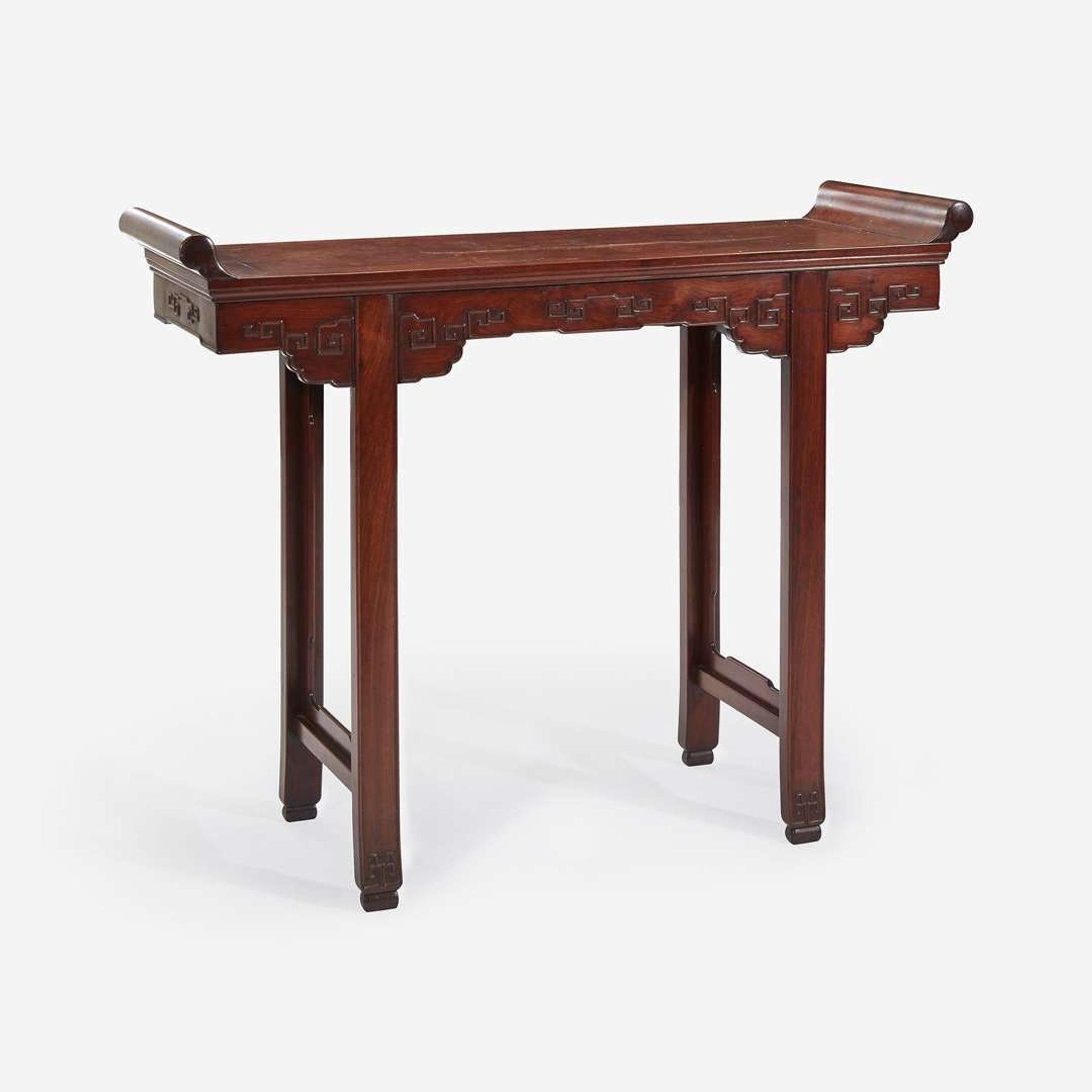 A Chinese hardwood altar table 硬木画案 19th/20th century ???????