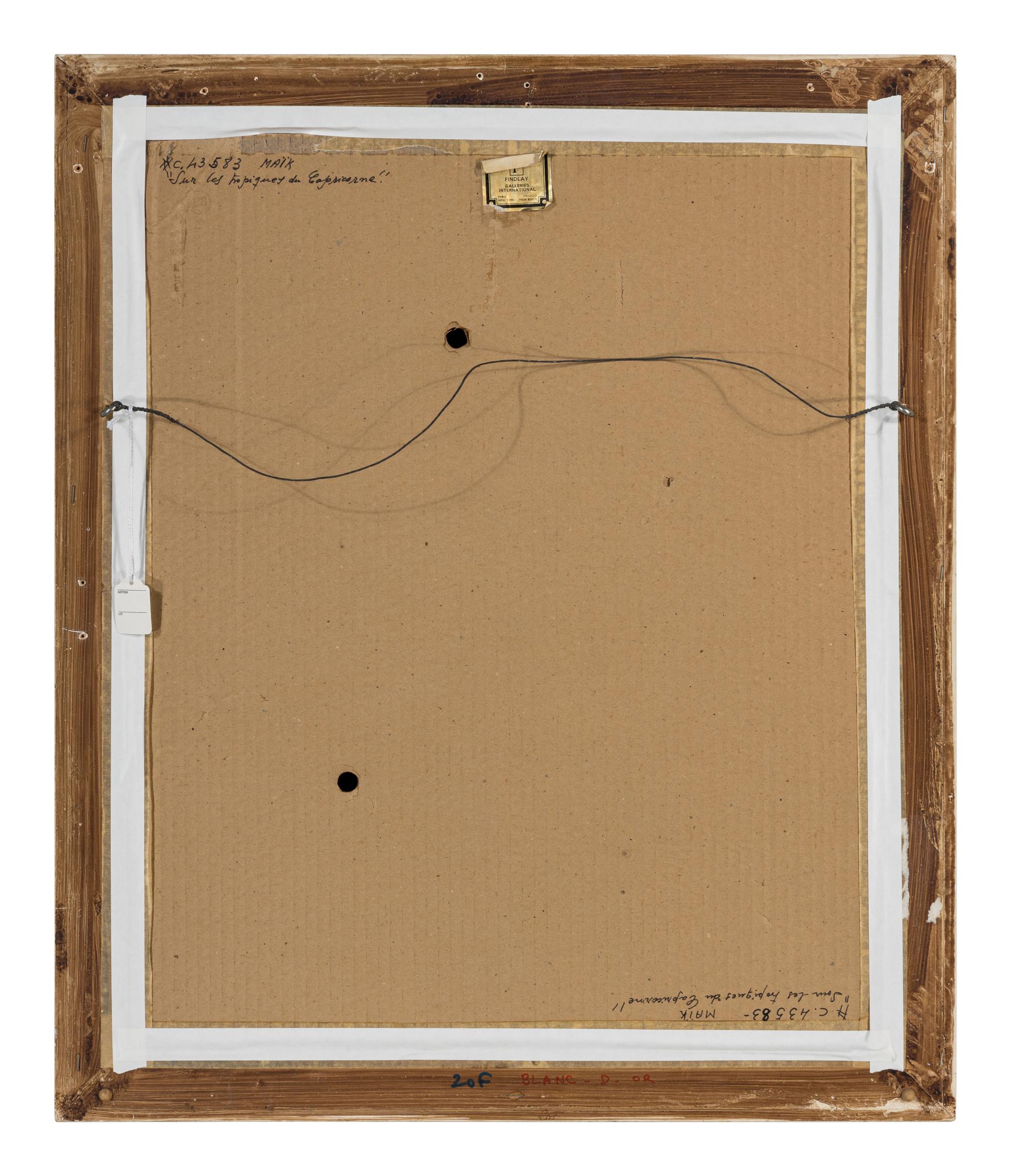 Sous les tropiques du Capricorne , 1972