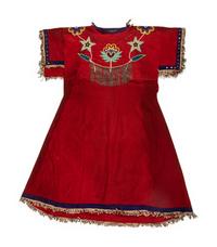 Plateau Beaded Wool Dress