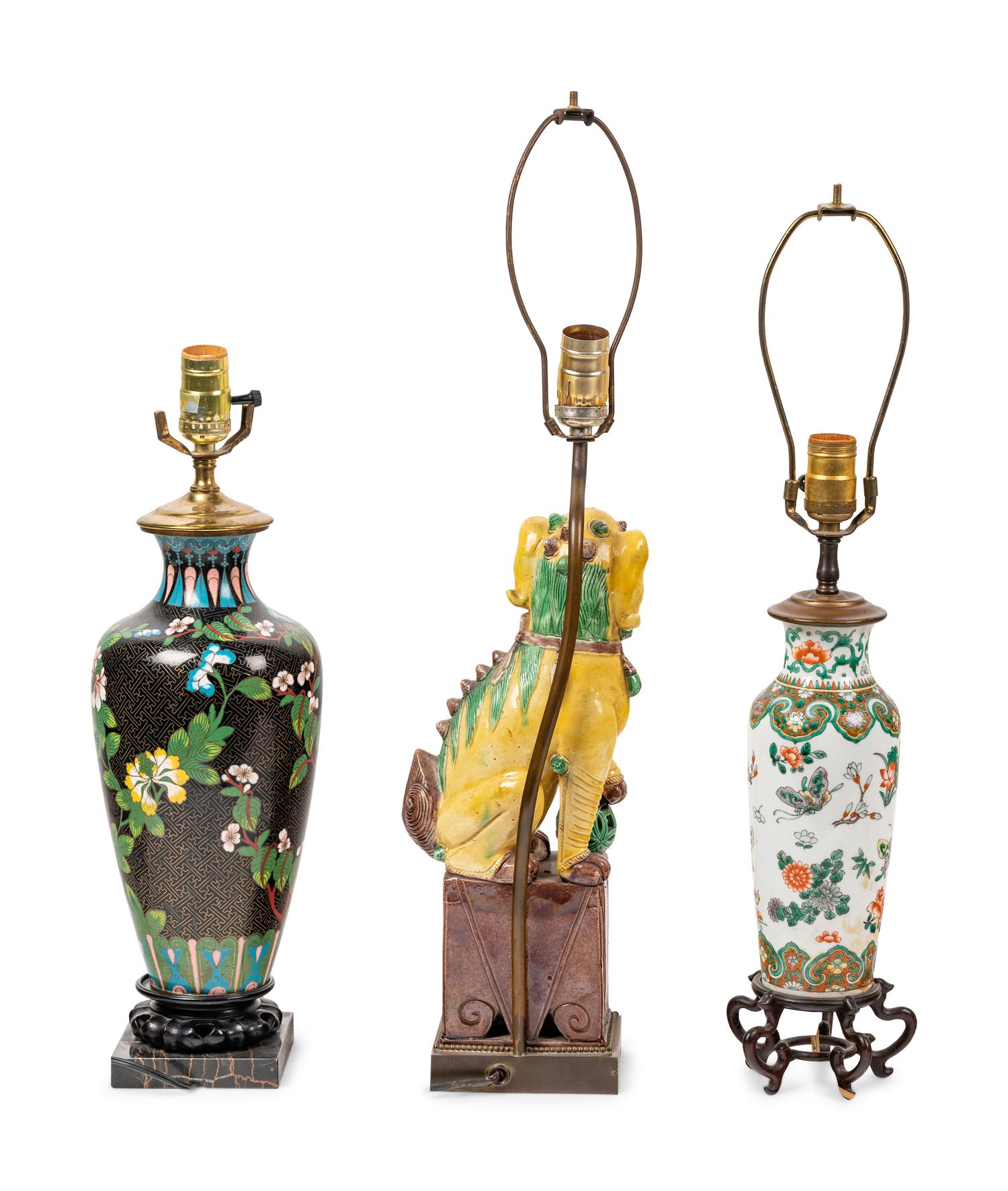Three Chinese Lamps