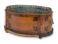 A Napoleon III Inlaid Fruitwood Jardiniere — THIRD QUARTER 19TH CENTURY