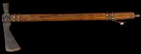 Plains ceremonial tomahawk pipe late 19th century