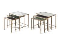 Two Sets of French Nesting Tables