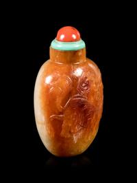 A Russet Jadeite Snuff Bottle