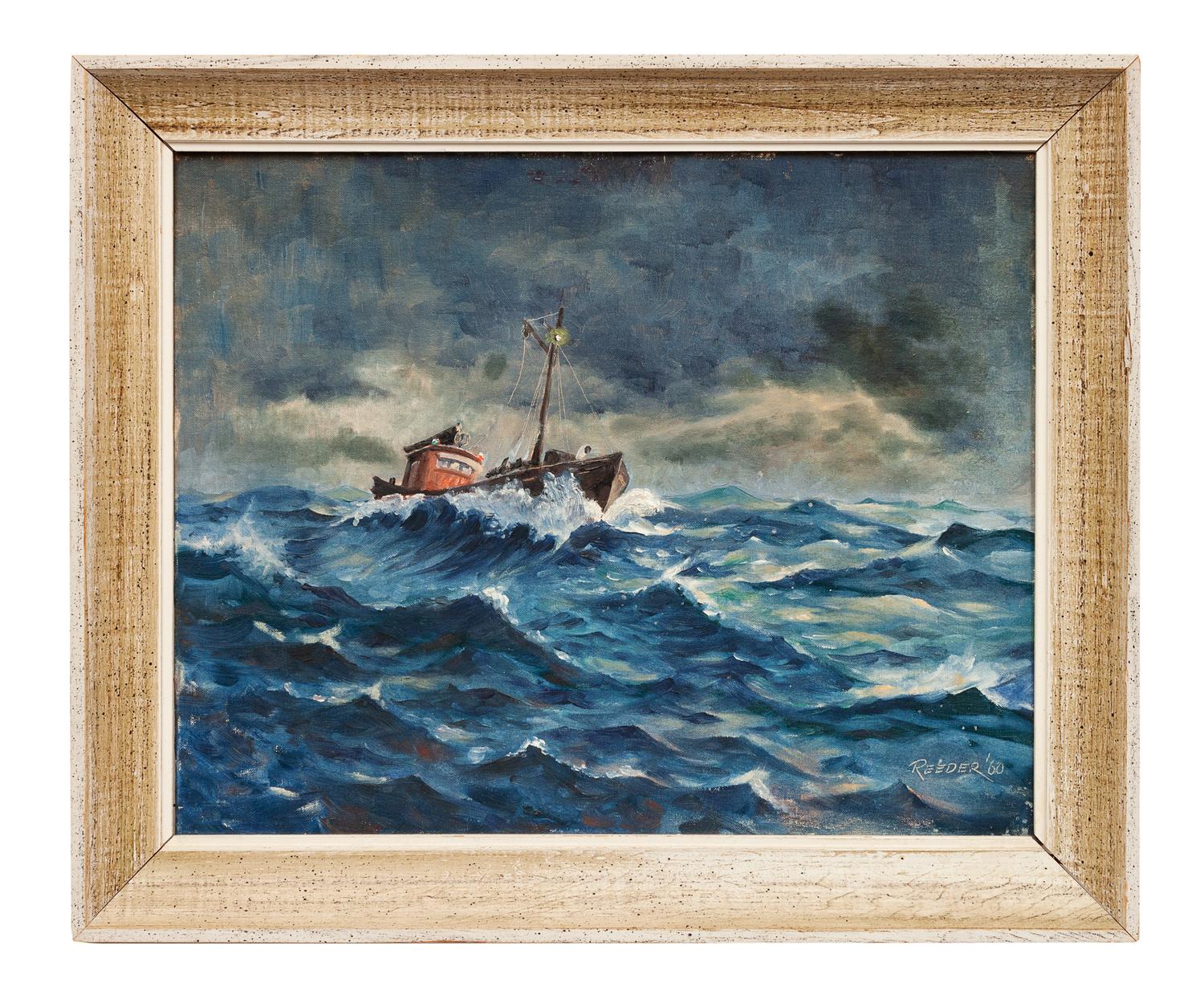 Tugboat at Sea , 1960
