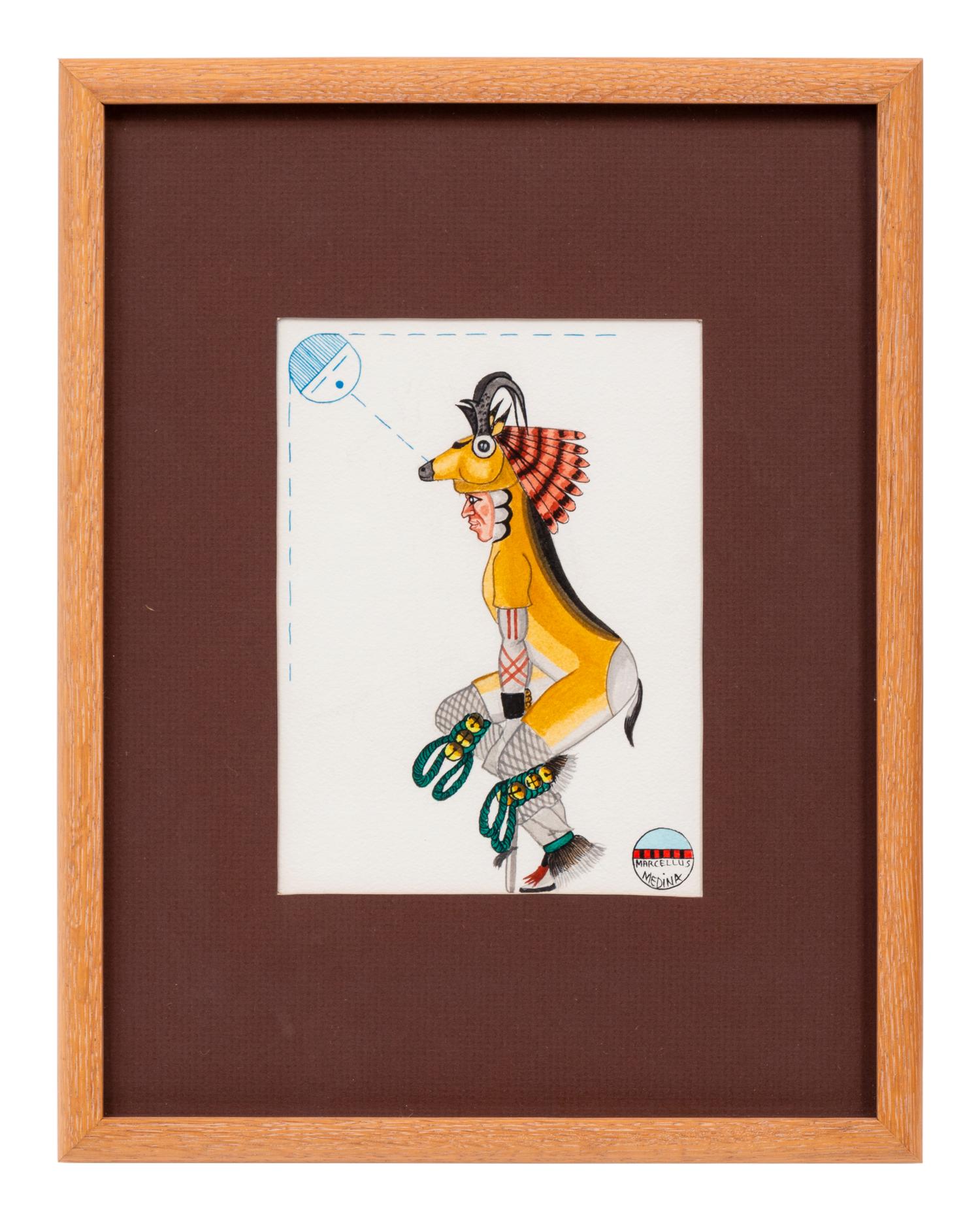 untitled, portraits of Pueblo dancers