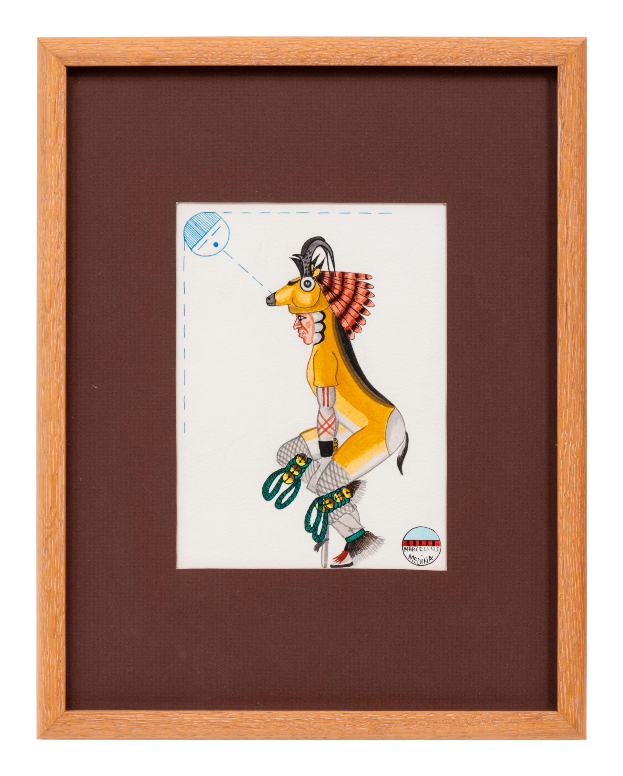 untitled, portraits of Pueblo dancers
