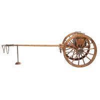 Quarter Scale Model of a Brass 6 Pound Napoleon Cannon with Carriage, Limber, Caisson & Implements by Ron Hargreaves