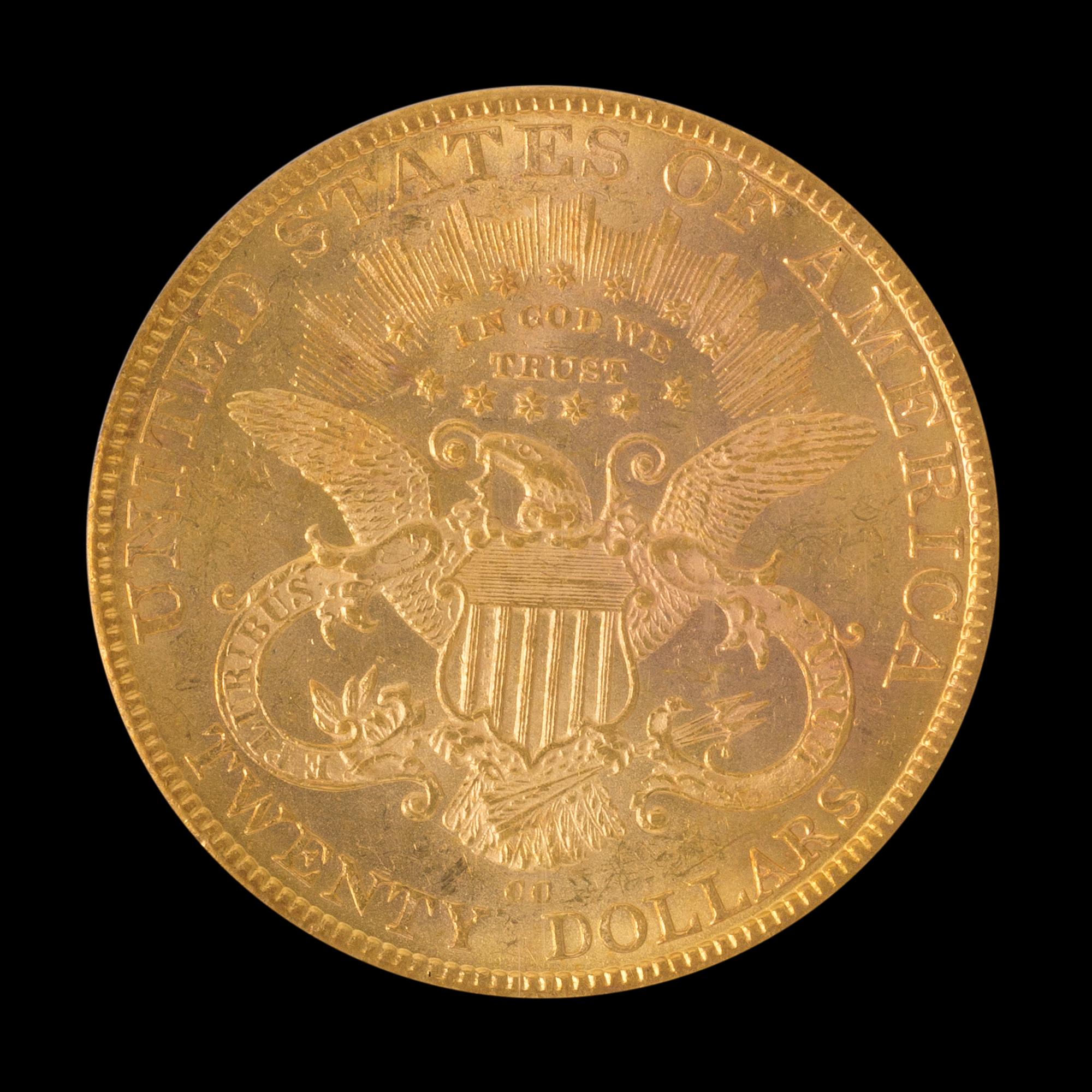 A United States 1883-CC Liberty Head $20 Gold Coin