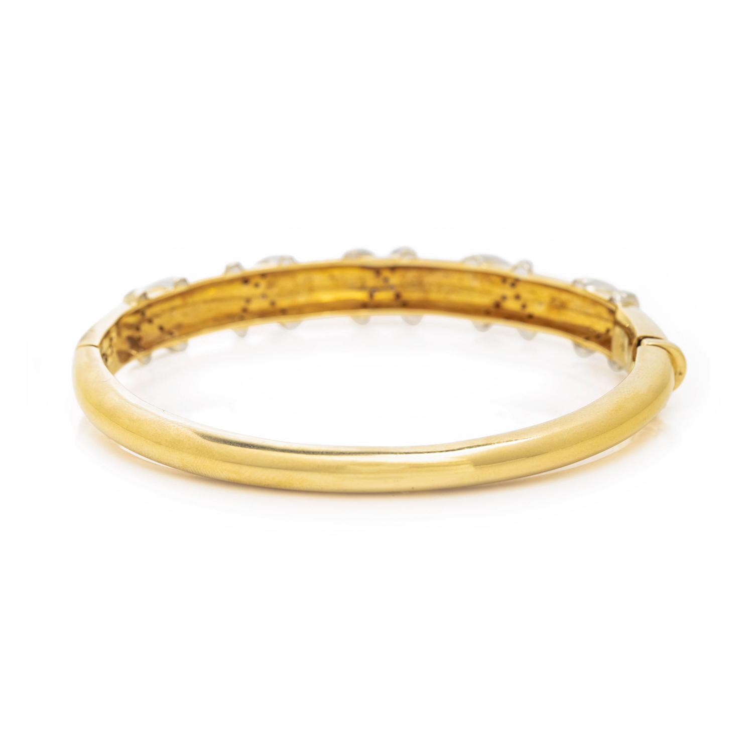BICOLOR GOLD AND DIAMOND BRACELET