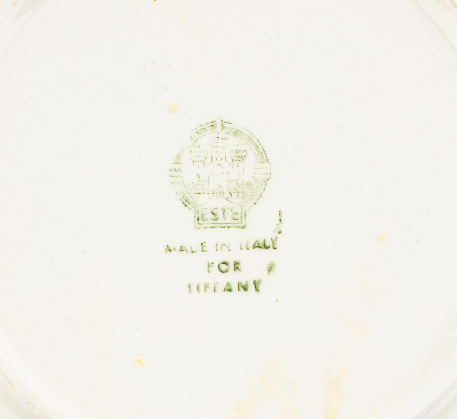 An Este for Tiffany & Co. Tromp L'Oeil Faience Box
