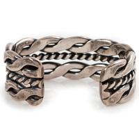 Navajo Silver Twisted Wire Cuff Bracelet