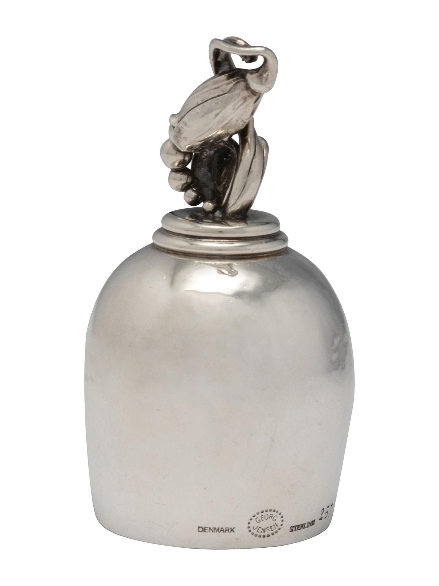 A Georg Jensen Silver Butler's Bell