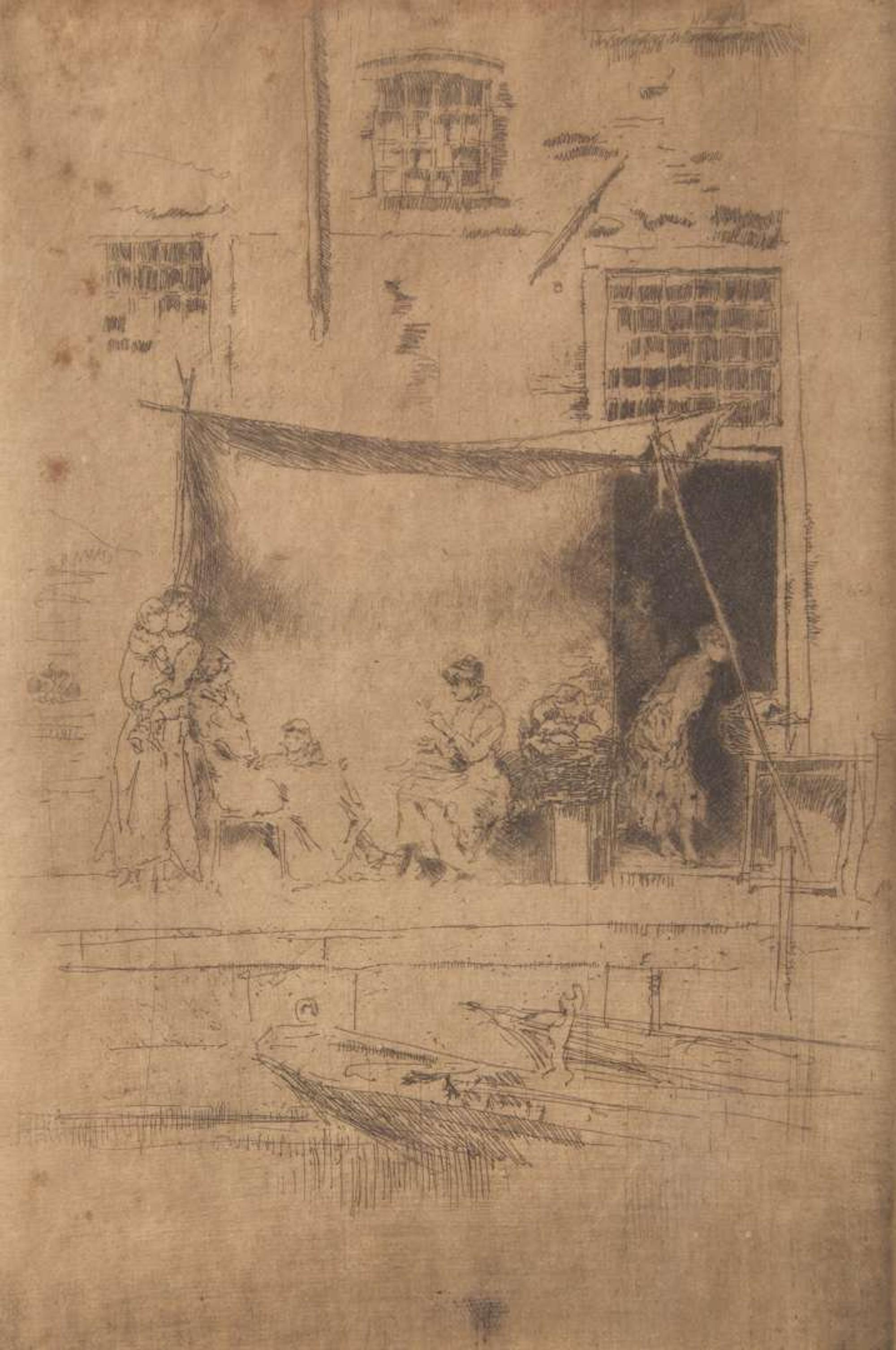 James Abbott McNeill Whistler (American, 1834–1903) - The Fruit Stall