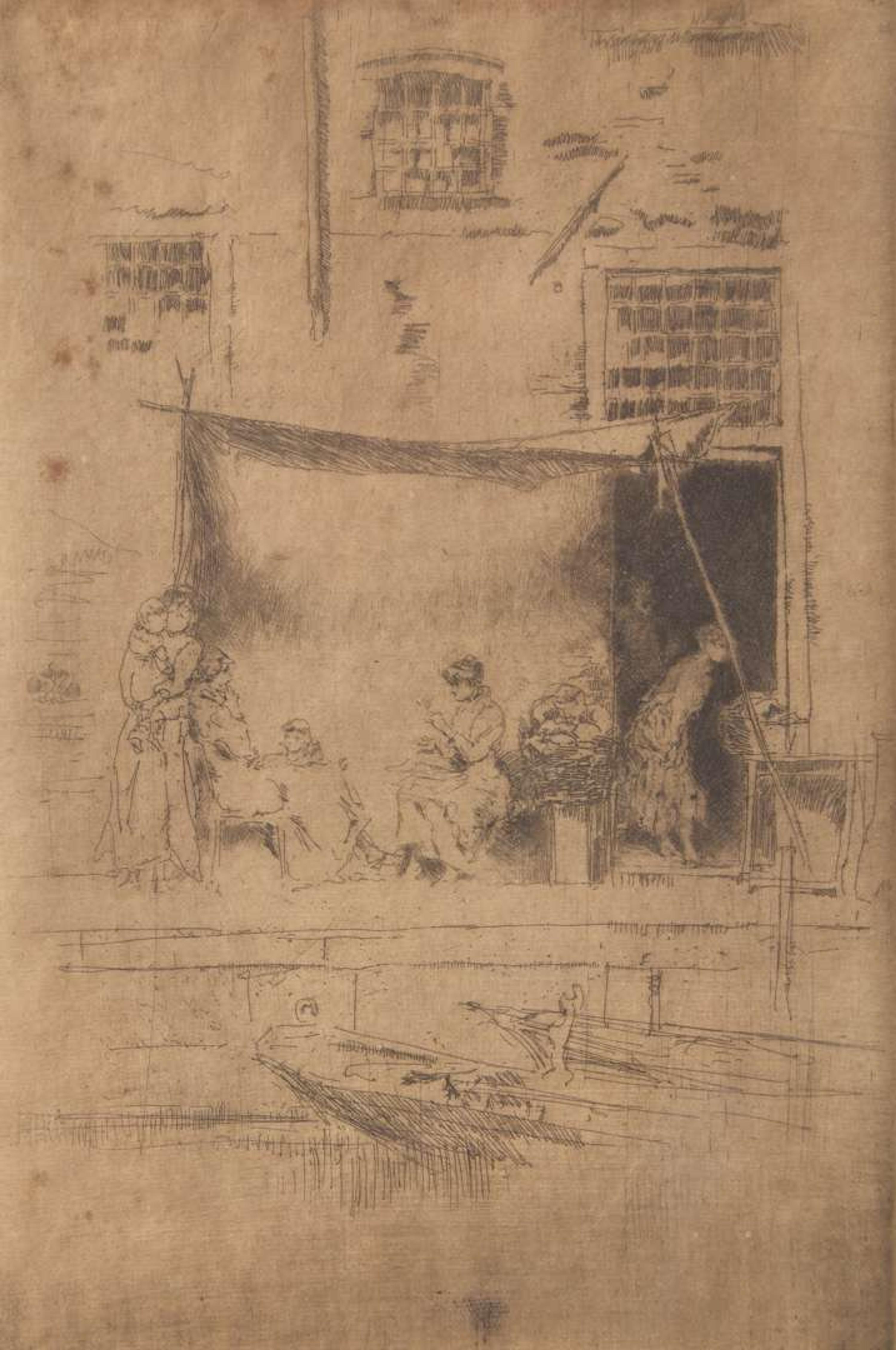 James Abbott McNeill Whistler (American, 1834–1903) - The Fruit Stall