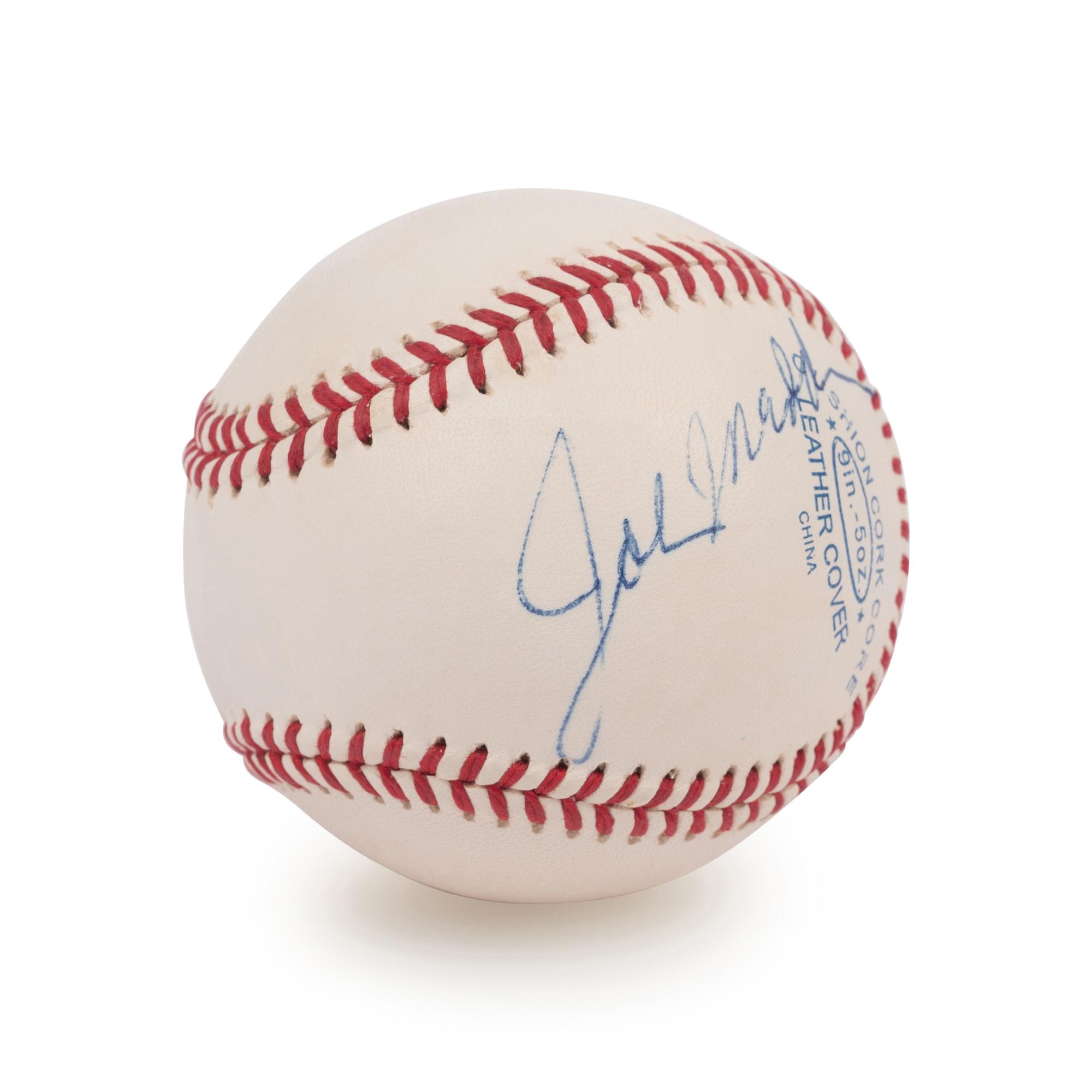 A Rare John Madden Signed Autograph Baseball (Beckett Authentication Services Letter BAS Certified),