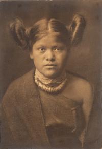 Edward S. Curtis (1868-1952) Primitive style of hair dressing – Hopi, 1904