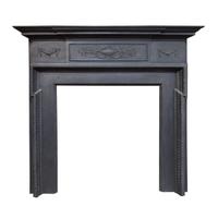 A Victorian Cast Iron Mantel 61" W x 10 " D x 58.5" H — England, Late 19th Century