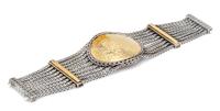 A Sterling Silver and 22 Karat Yellow Gold 'Palu' Multistrand Bracelet, John Hardy, 81.50 dwts.