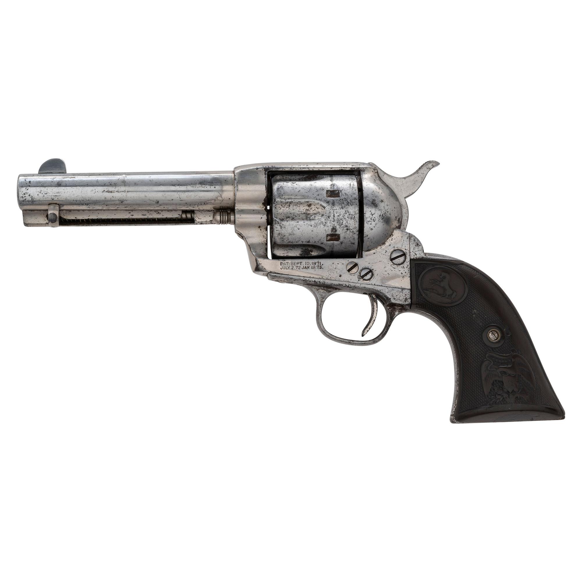 RAC Inspected Colt Single Action Army Revolver US Contract Overrun in .38-40 - Published in Multiple References