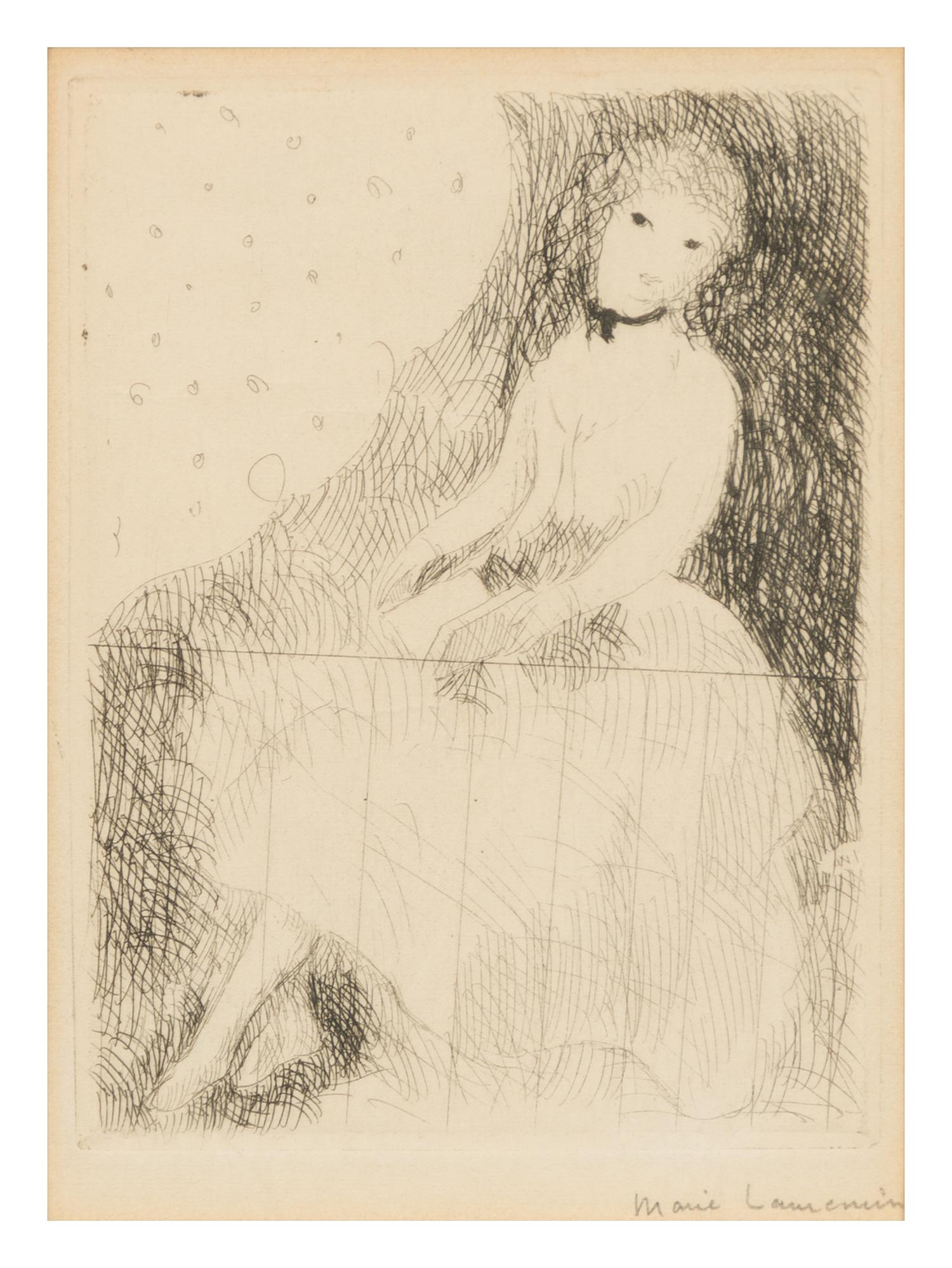Marie Laurencin, (French, 1885-1956), Seated Woman