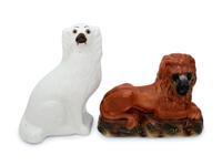 A Group of Four Staffordshire Animals