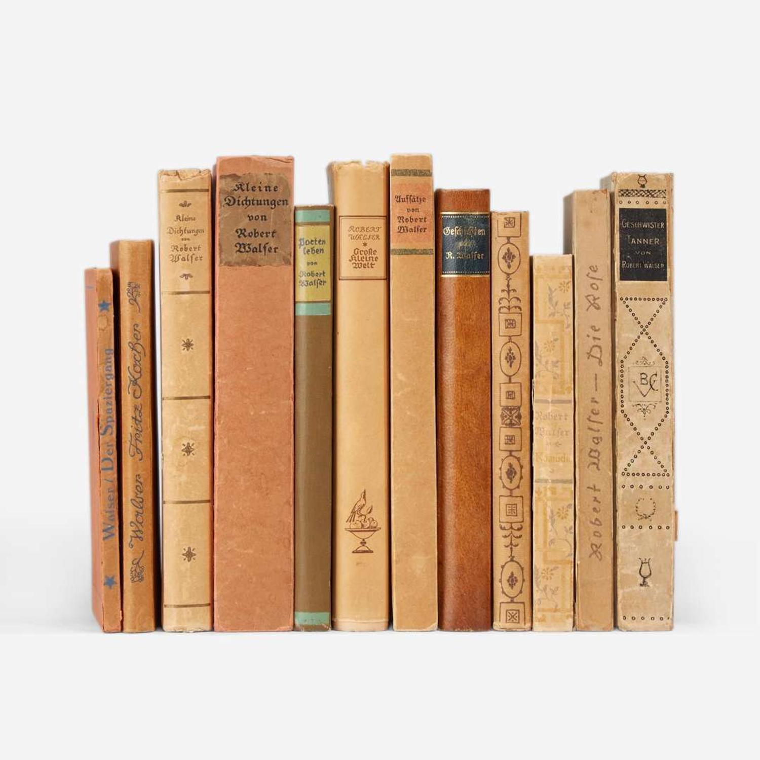 [Literature] Walser, Robert Group of 11 Titles