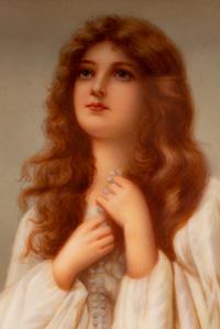 A Continental Porcelain Plaque
