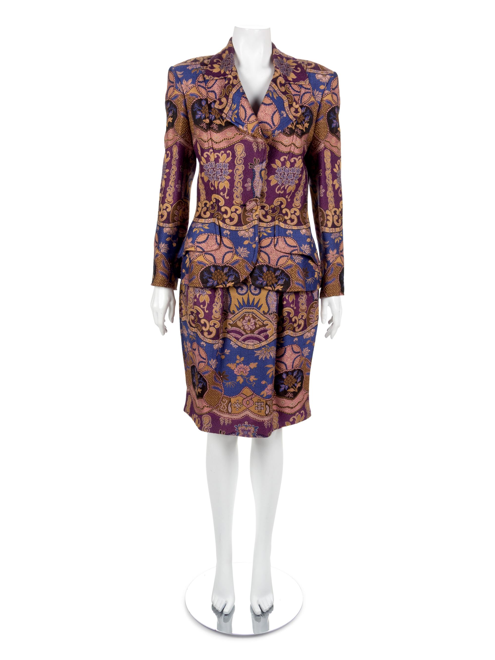 Christian Lacroix Jacket and Skirt, 1980-90s