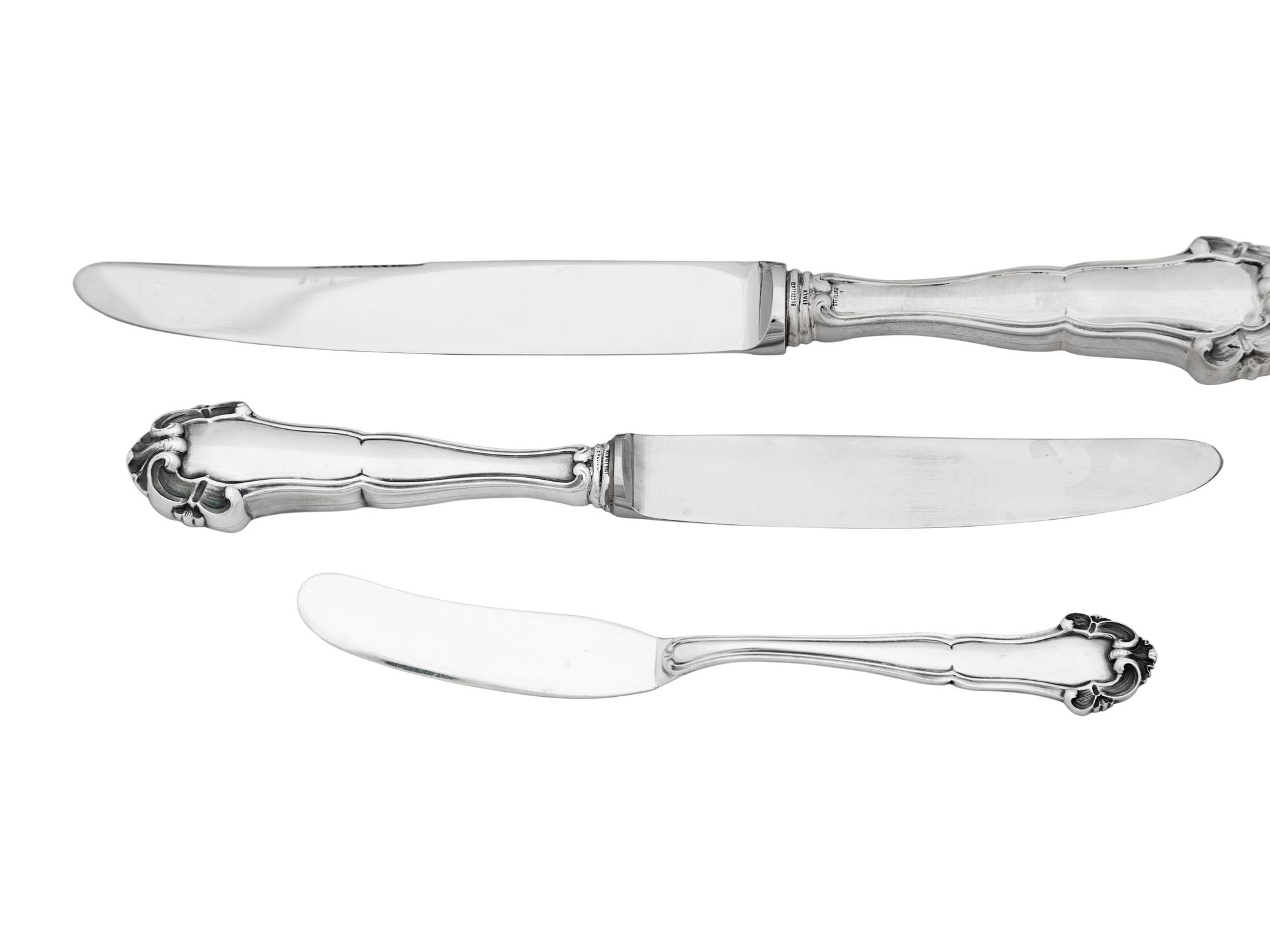 A Buccellati Grande Imperiale Silver Flatware Service