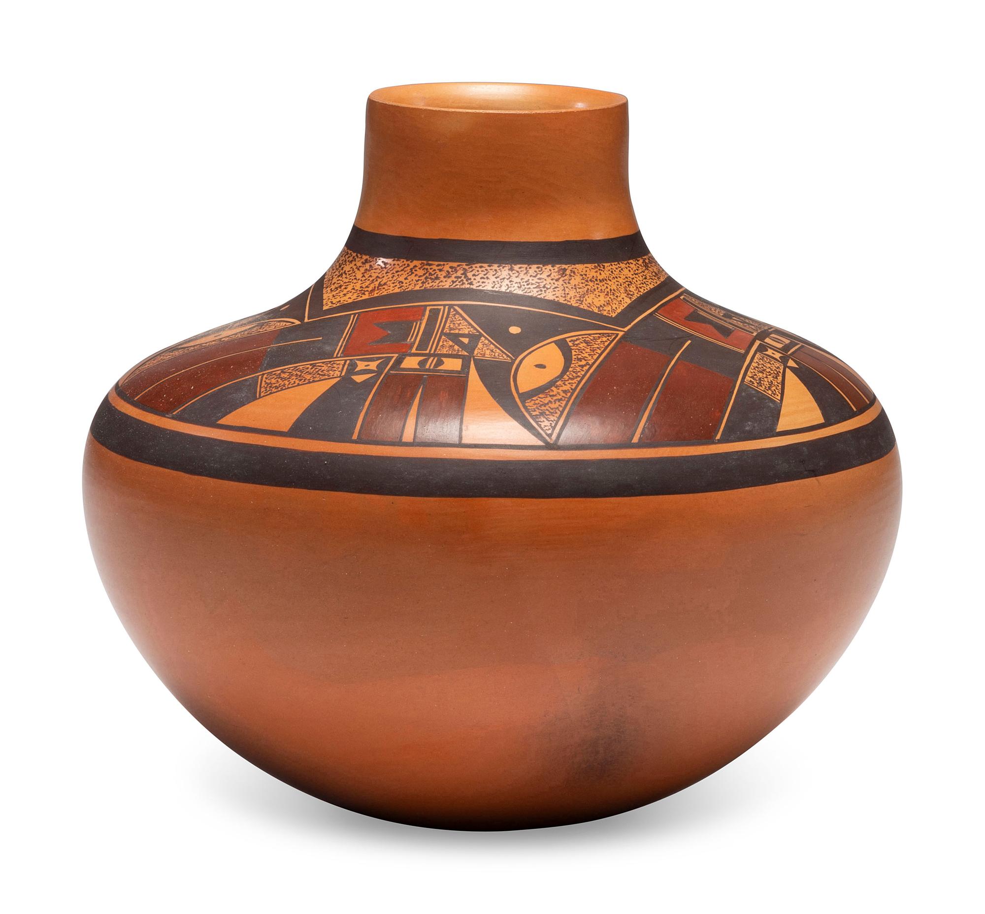 Polychrome Pottery Jar