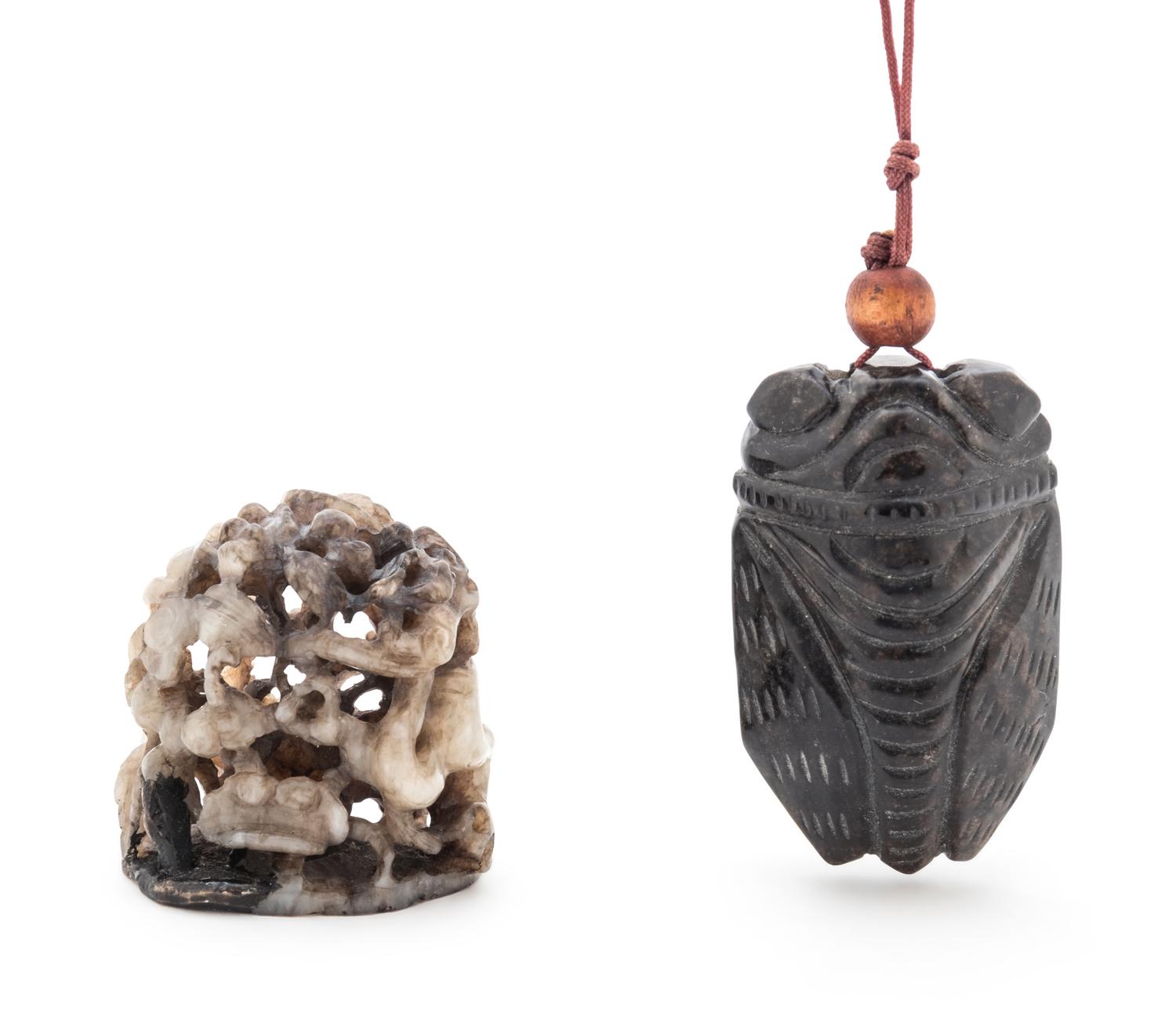 Two Grey Jade Articles
