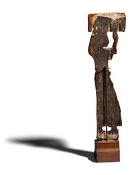 An Egyptian Wood Offering Bearer