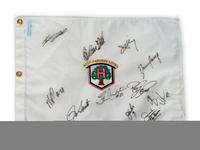 A Group of 2001 and 2005 Chrysler All-Star Golf Shootout Signed Autograph Flag Featuring Bo Jackson, Scottie Pippen and Multiple Chicago Sports Legends (Beckett Authentication Services Certified),