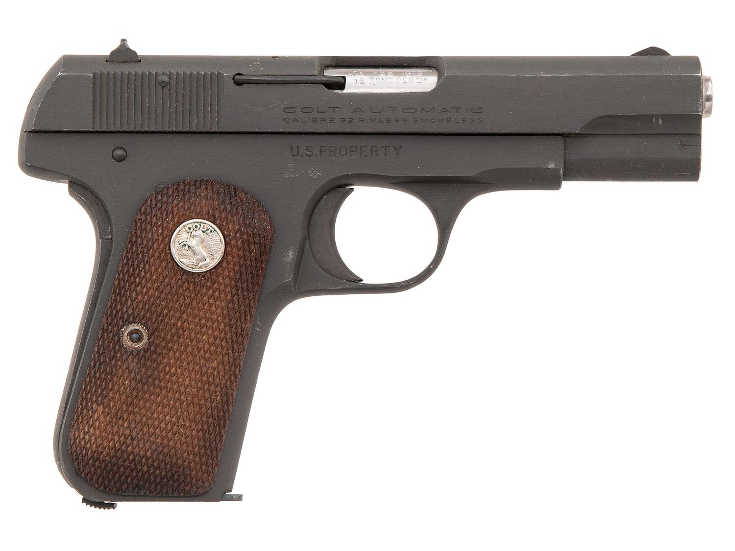 **British Proofed Lend Lease Colt Model 1903 Pistol in Pasteboard Box