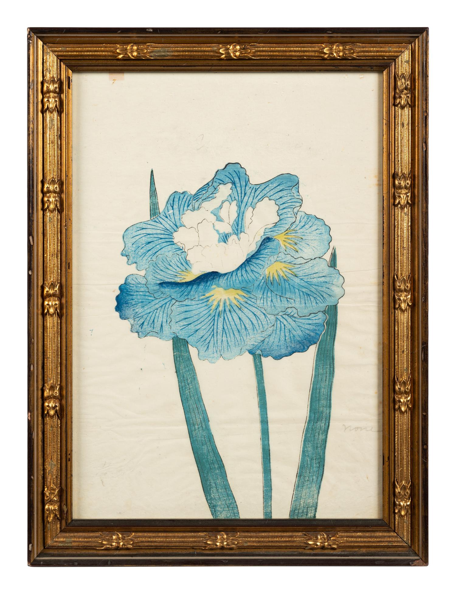 A Group of Six Japanese Color Lithographs from the Yokohama Seed Company