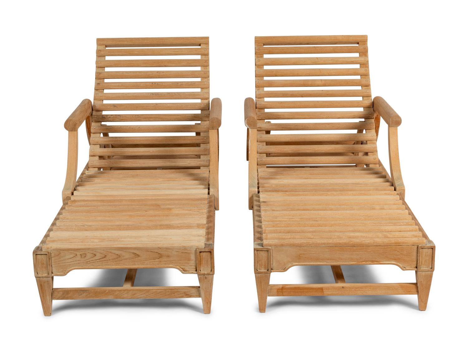 A Teak Outdoor Four-Piece Furniture Suite