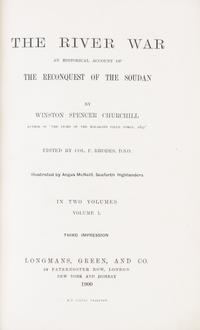 CHURCHILL, WINSTON. The River War. New York, 1900. 2 vols. First edition, 3rd impression. Bound by Zaehnsdorf.